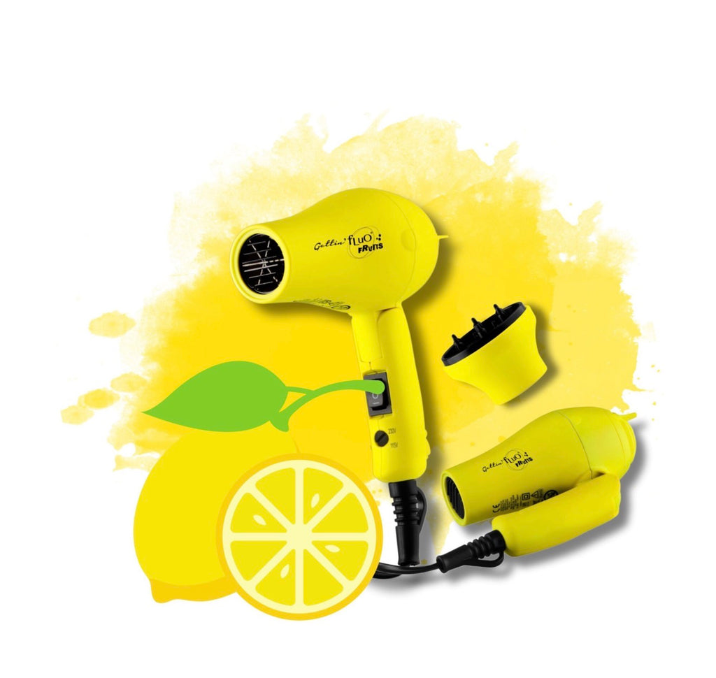 Mini Hair Dryer - Yellow