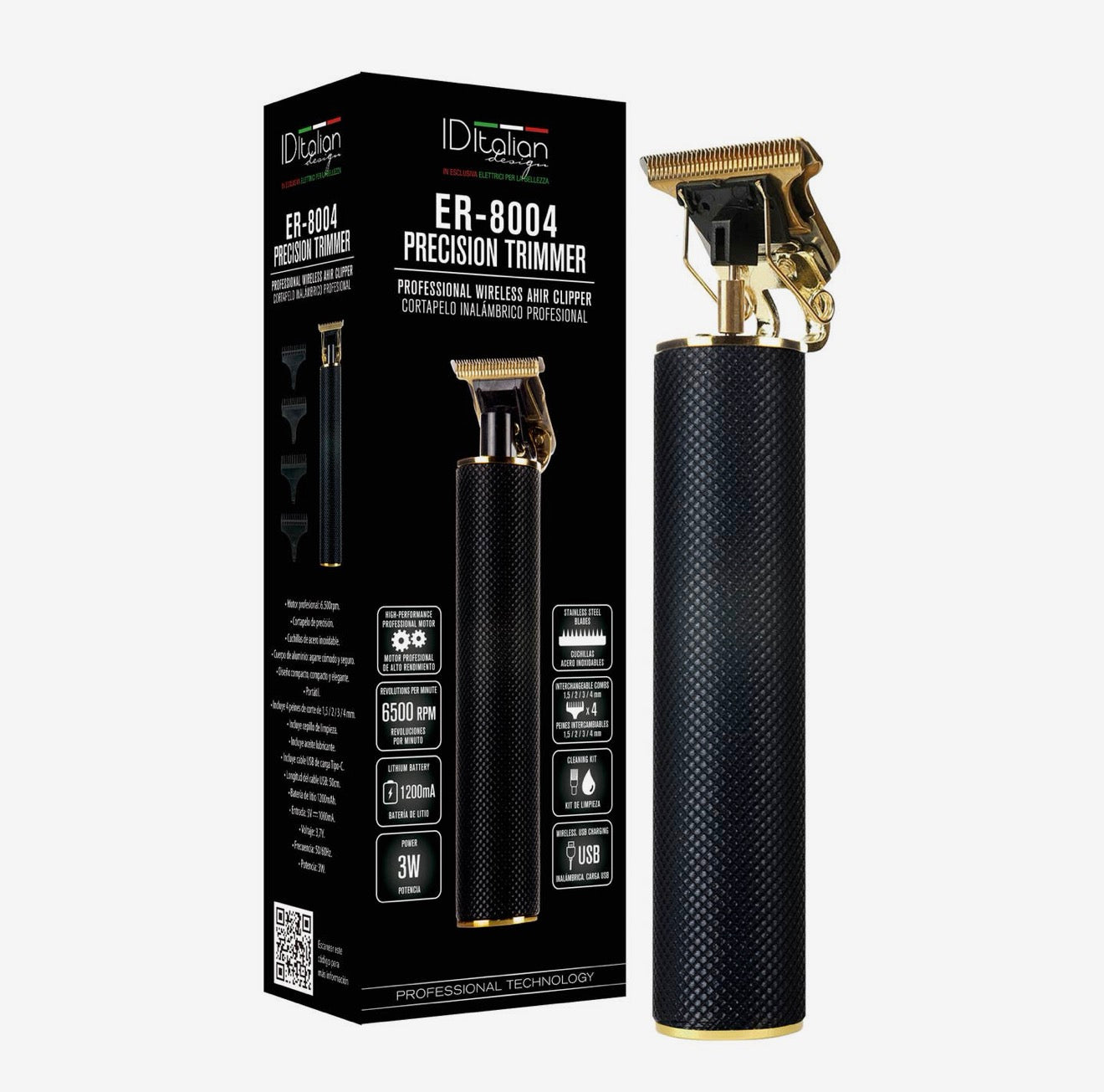 Professional Hair Clipper T Precision Er 8004