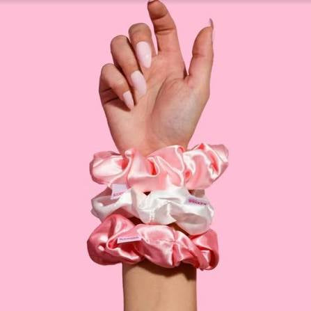 Silky scrunchies