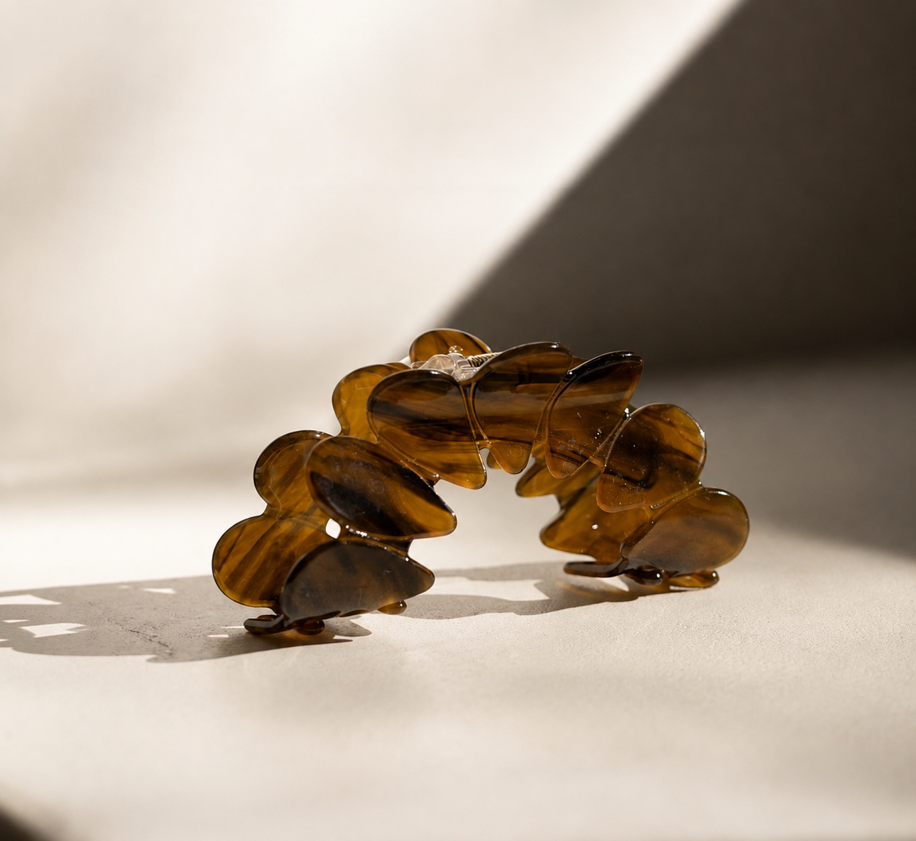 Olive-Brown Hair-Clip